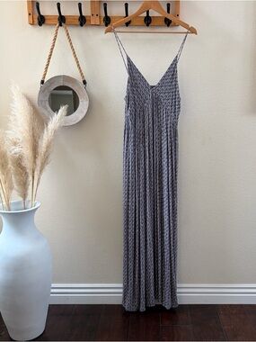 Final Touch Spaghetti Strap Maxi Dress in Heather Gray